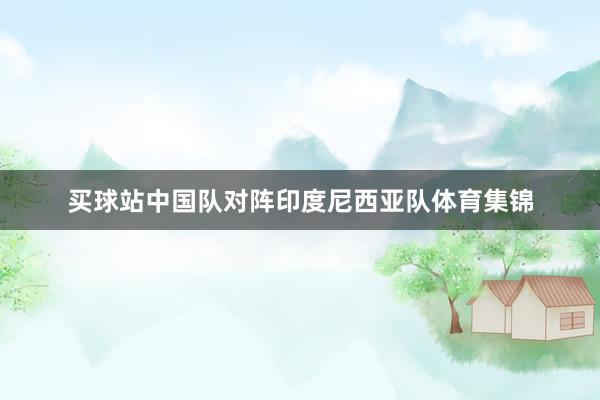 买球站中国队对阵印度尼西亚队体育集锦