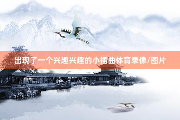 出现了一个兴趣兴趣的小插曲体育录像/图片