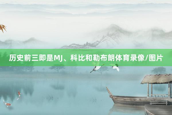 历史前三即是MJ、科比和勒布朗体育录像/图片
